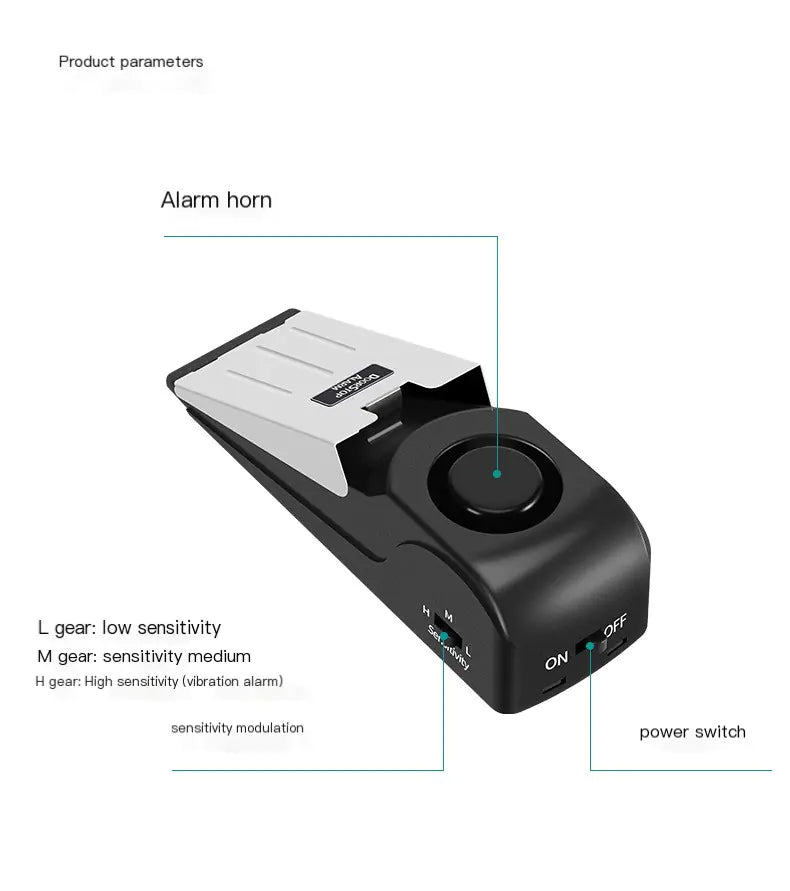Portable Door Stop Alarm